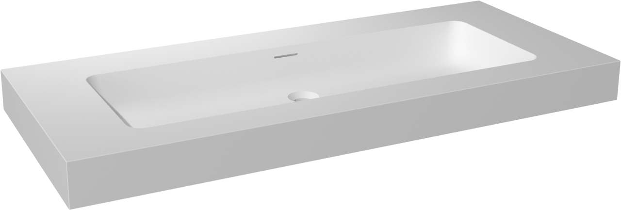 Storke Mata High vasque simple Solid Surface mat 120 x 52 cm