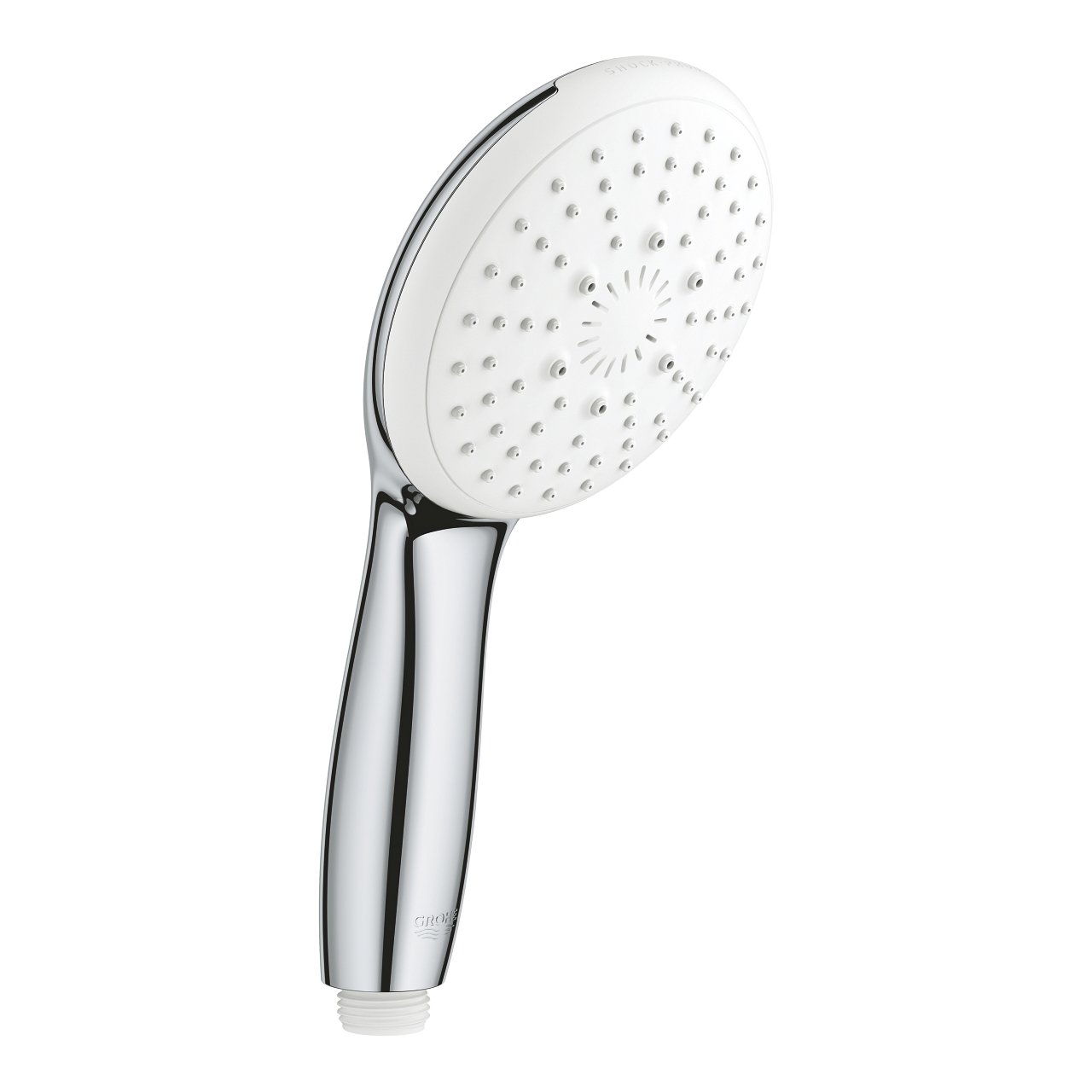 Grohe Tempesta 110 Handbrause: 3jet, Chrom und Weiß Glänzend