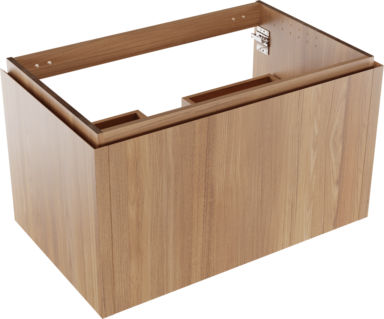 Balmani Eclips zwevende wastafelonderkast 90 x 55 cm Teak 2 lades