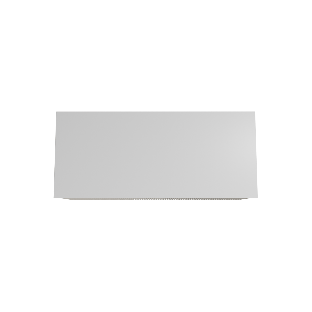 Storke Ribs zwevend badmeubel 120 x 52 cm zijdegrijs met Tavola enkel of dubbel wastafelblad in solid surface mat wit, Verticale symmetrische rechte ribbel