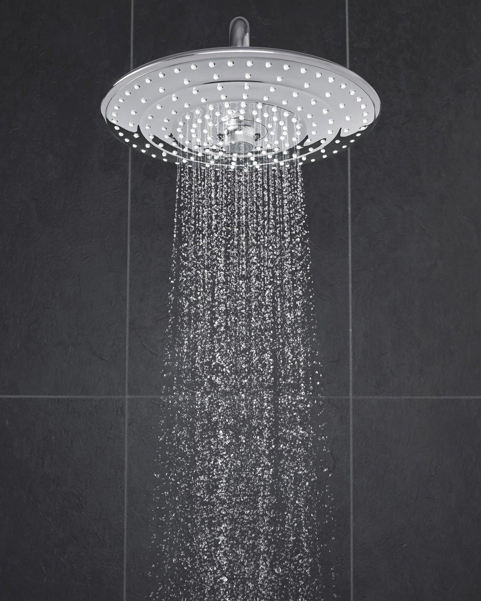 Grohe Euphoria System 260 colonne de douche de pluie mitigeur thermostatique chrome brillant