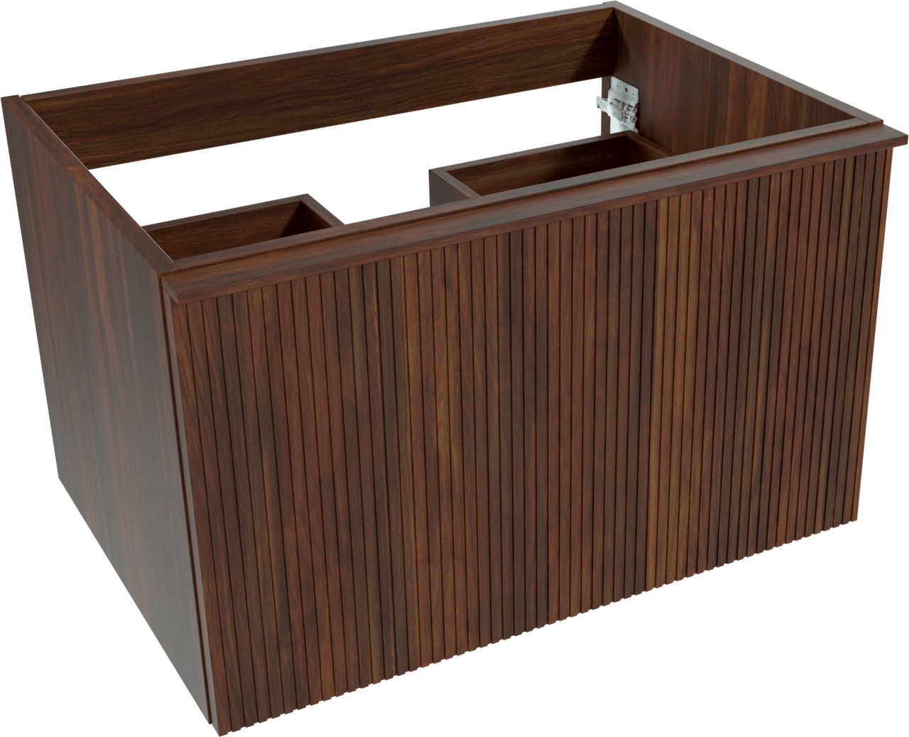 Balmani Forma meuble sous-vasque suspendu 75 x 55 cm noyer Américain 2 tiroirs