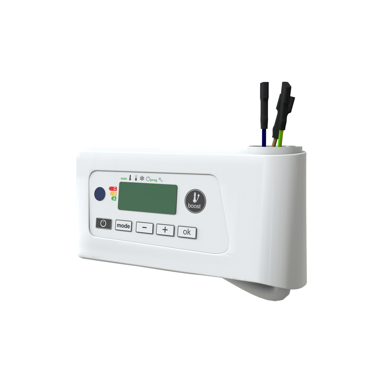 Vipera Heizkörperthermostat für elektrischen Handtuchheizkörper programmierbar weiß