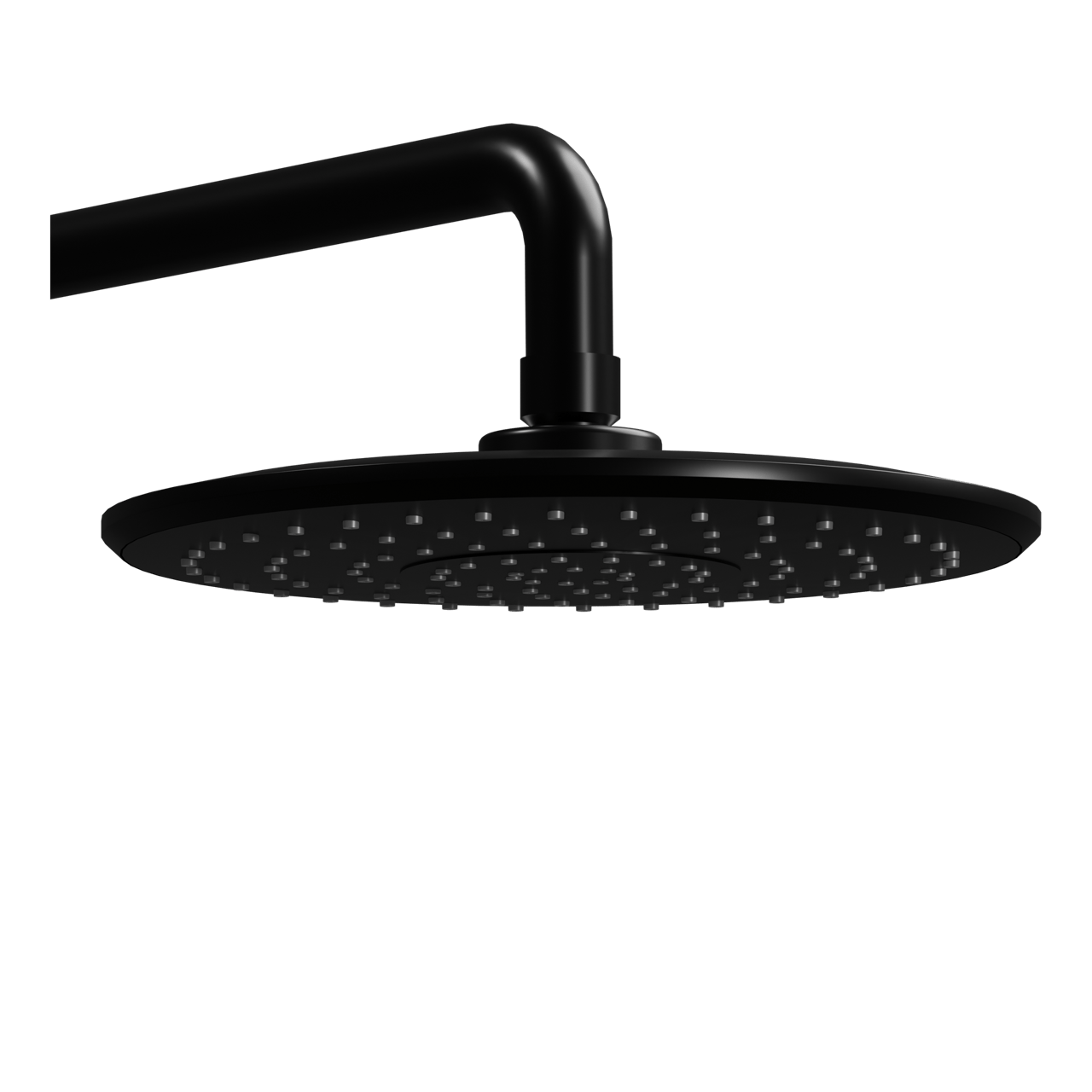 Linie Neptunus aufputz regendusche-system thermostat-armatur Schwarz Matt