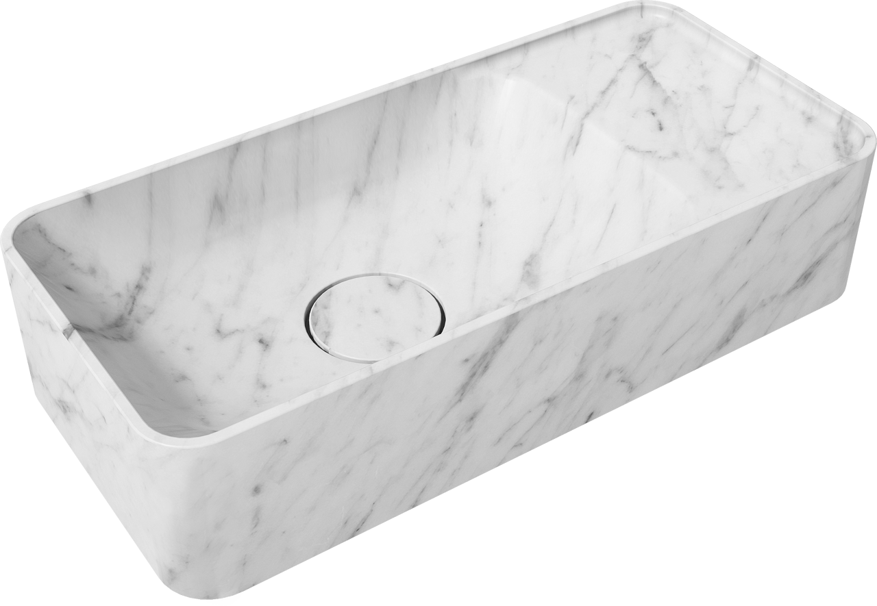 Balmani Fara lave-mains 45 x 22 cm Marbre Carrara