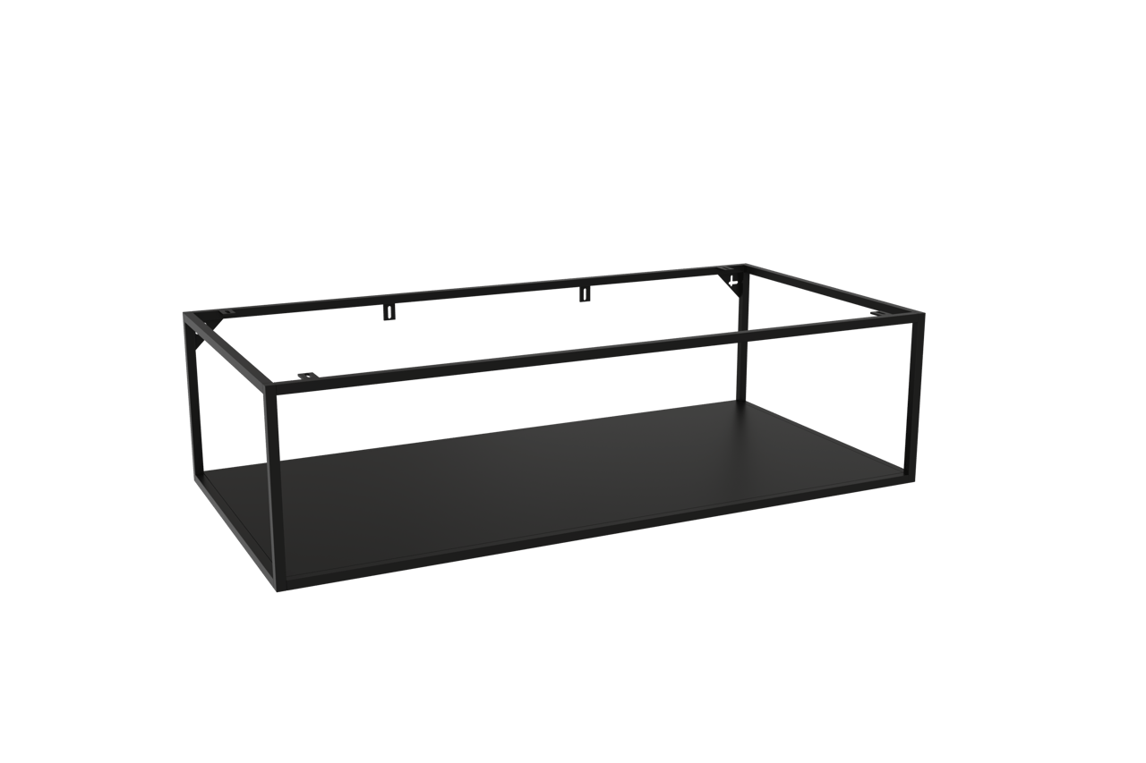 Storke Edge frame décorative noir mat 105 x 52 cm