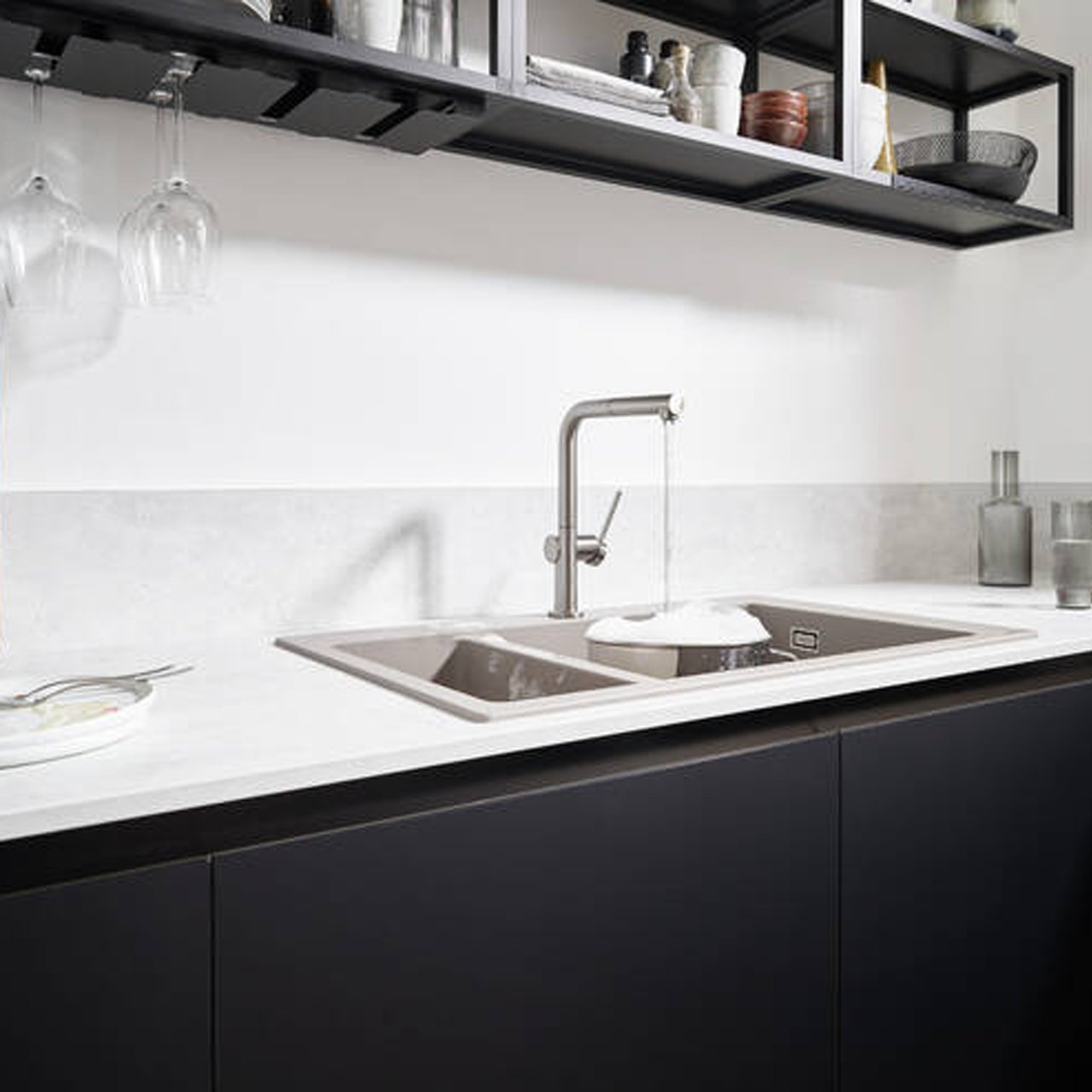 Hansgrohe Talis M54 270 robinet de cuisine avec douchette extractible chrome