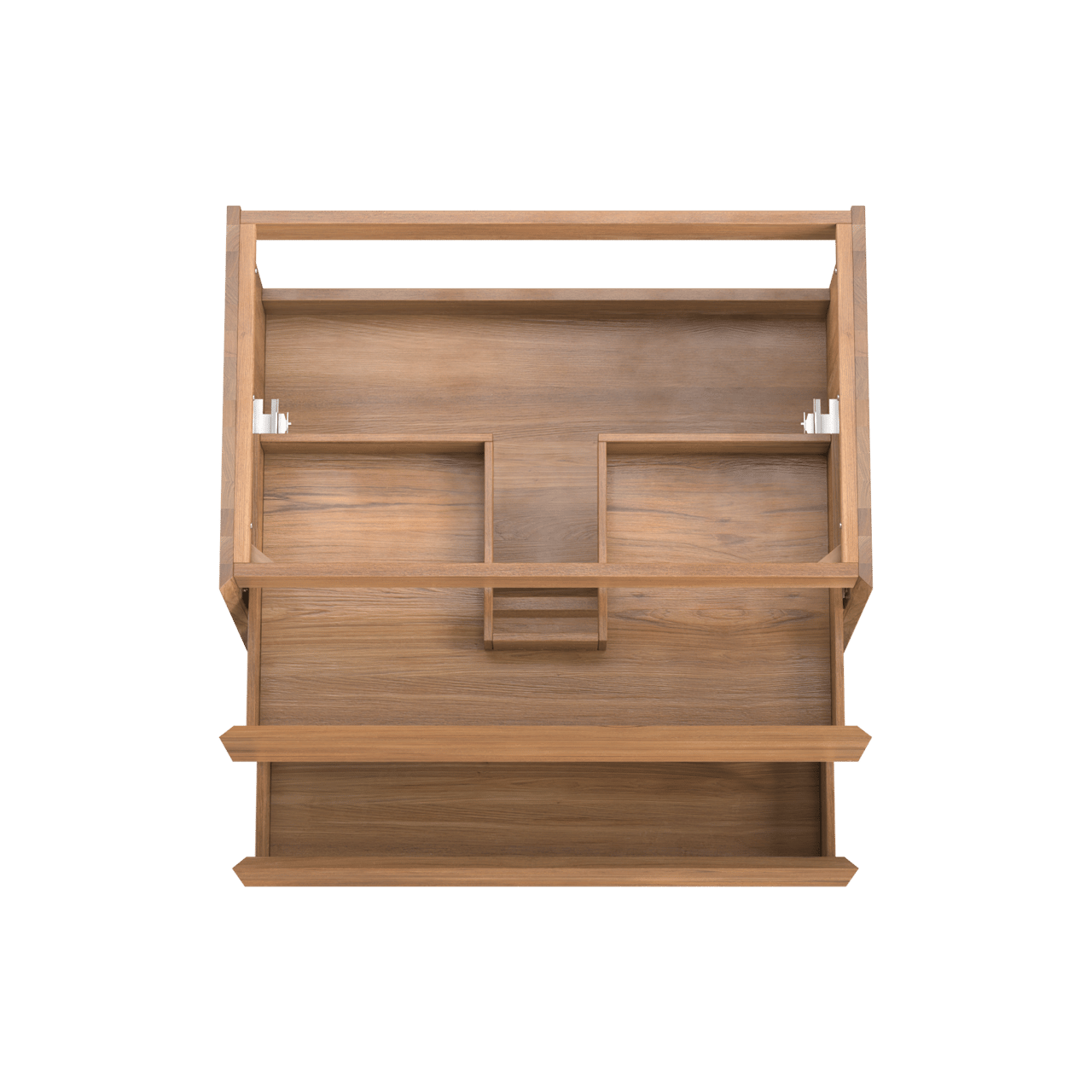 Balmani Mitra zwevende wastafelonderkast 90 x 55 cm teak 2 lades