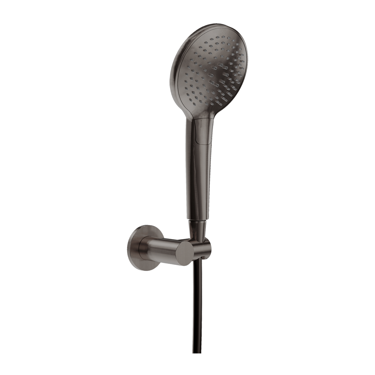 Blaufoss Round set douchette 3 fonctions de jet Brushed GunMetal
