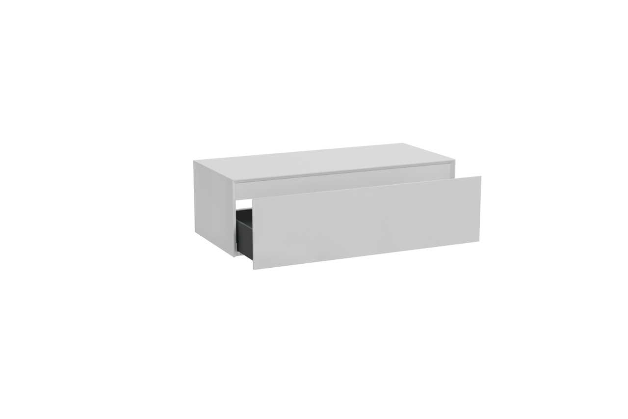 Storke Edge Modulo meuble sous-lavabo suspendu 105 x 48 cm blanc brillant 1 tiroir