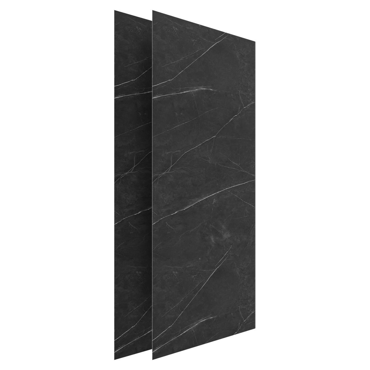 Luca Varess Suite douchewandbekleding set 2 x 120x260 cm, SPC, Marble dark