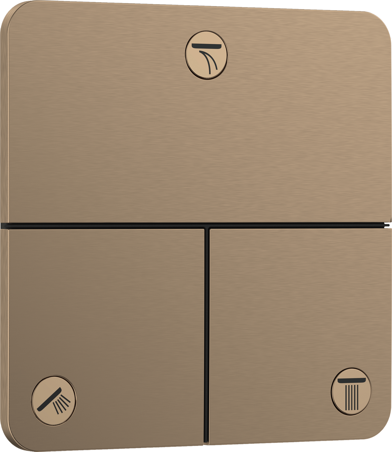 Hansgrohe Showerselect Comfort Q inbouw mengkraan Brushed Bronze