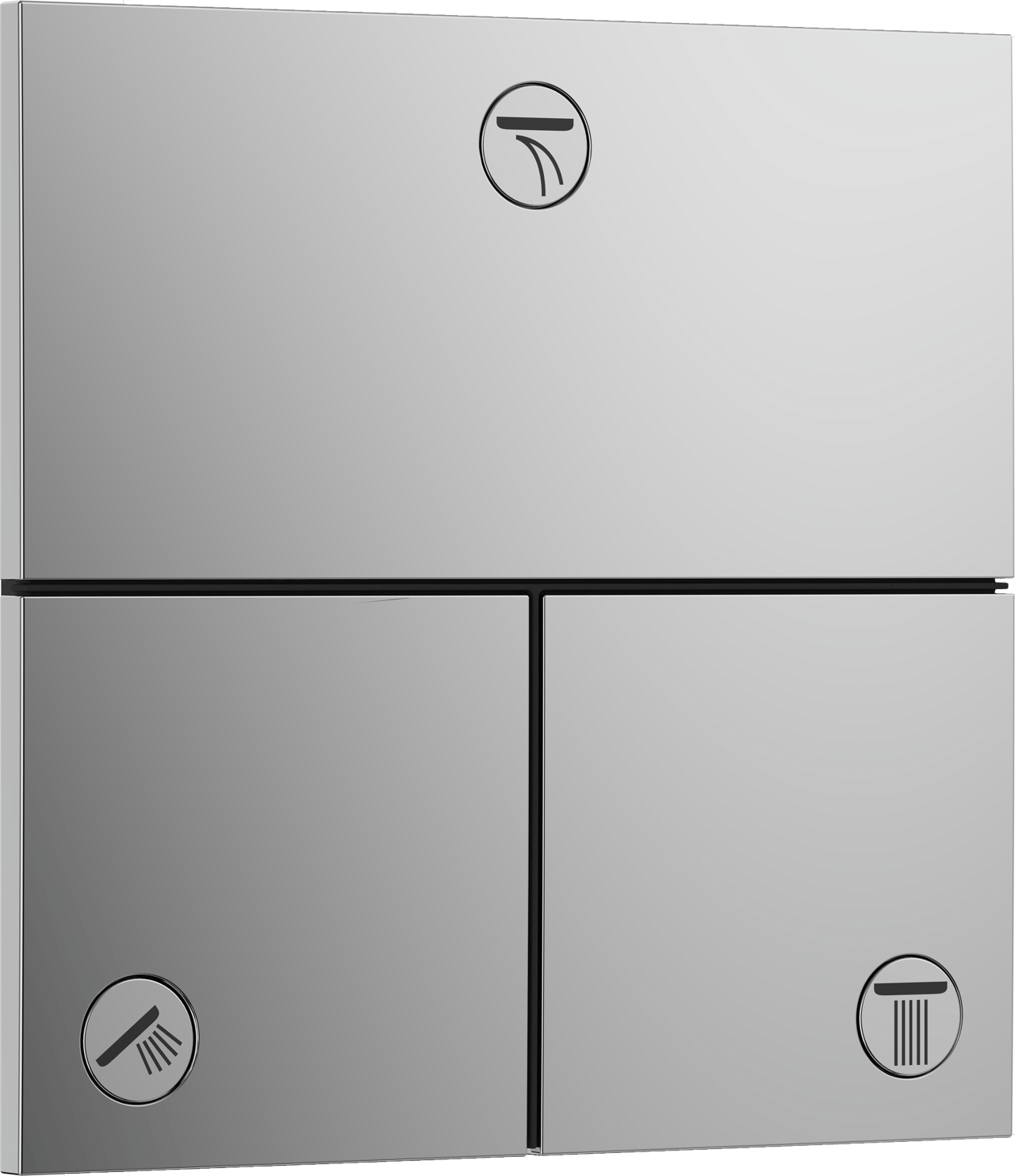 Hansgrohe Showerselect Comfort E inbouw mengkraan glanzend chroom