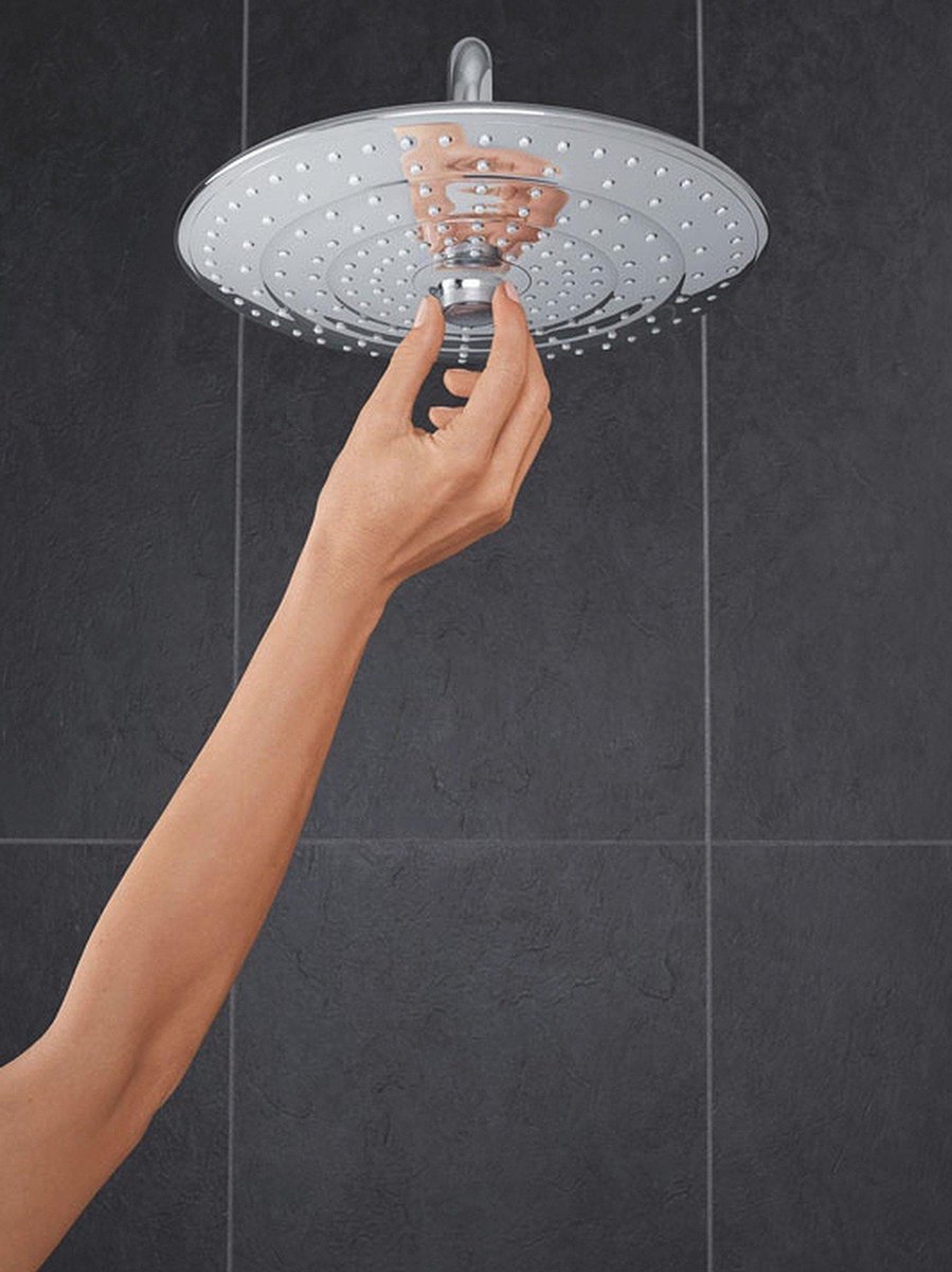 Grohe Euphoria System 260 colonne de douche de pluie mitigeur thermostatique chrome brillant