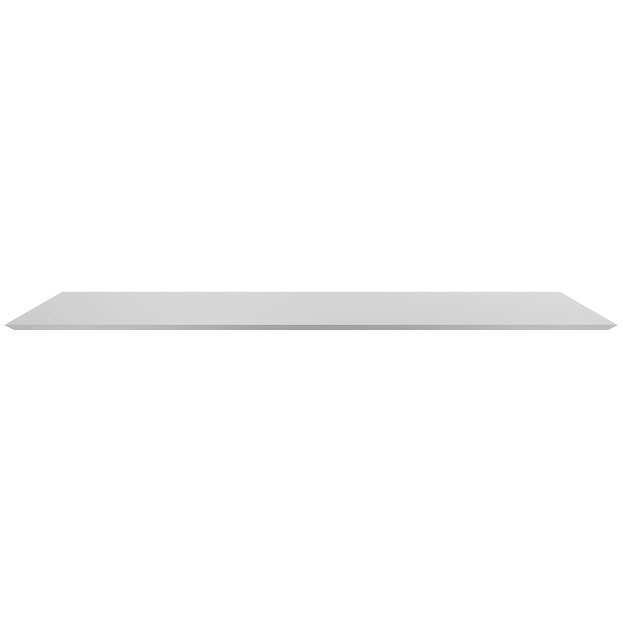 Balmani Eclips tablette simple ou double Solid Surface blanc mat 180 x 55 cm