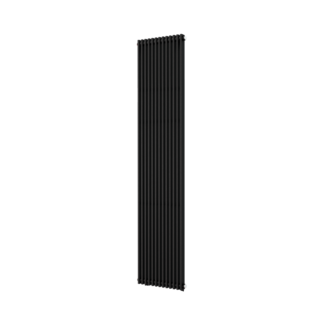 Vipera Corrason radiateur de salle de bains simple 40 x 180 cm chauffage central noir mat raccordement latéral 1.212W