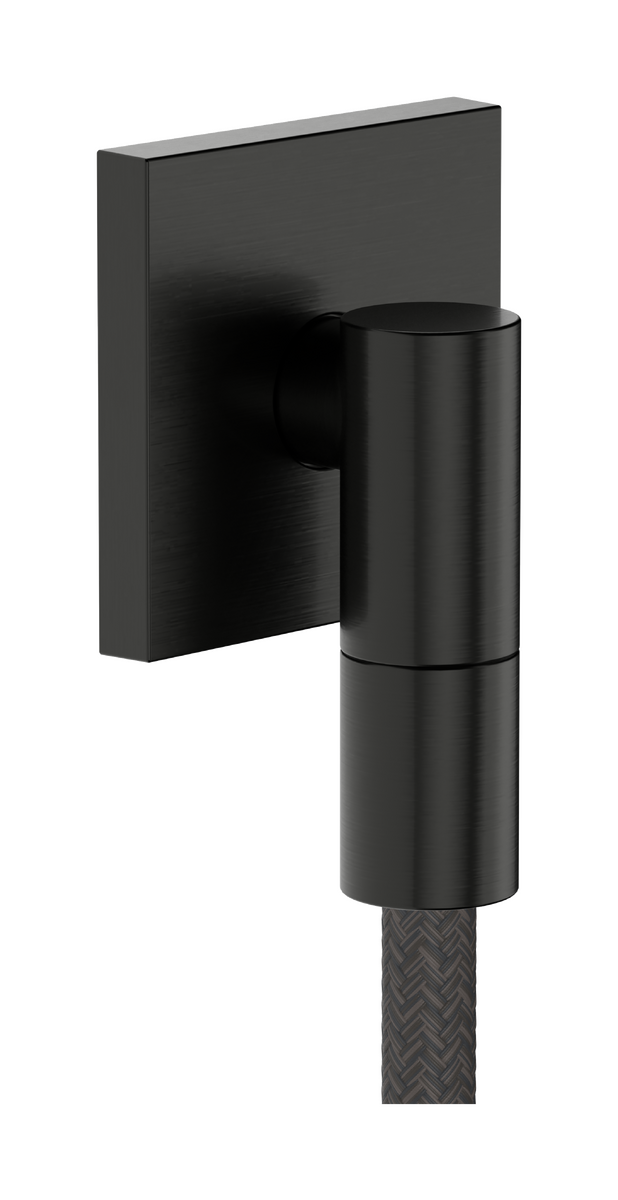 Hansgrohe FixFit Fine E coude de raccordement 1/2" Brushed Black Chrome