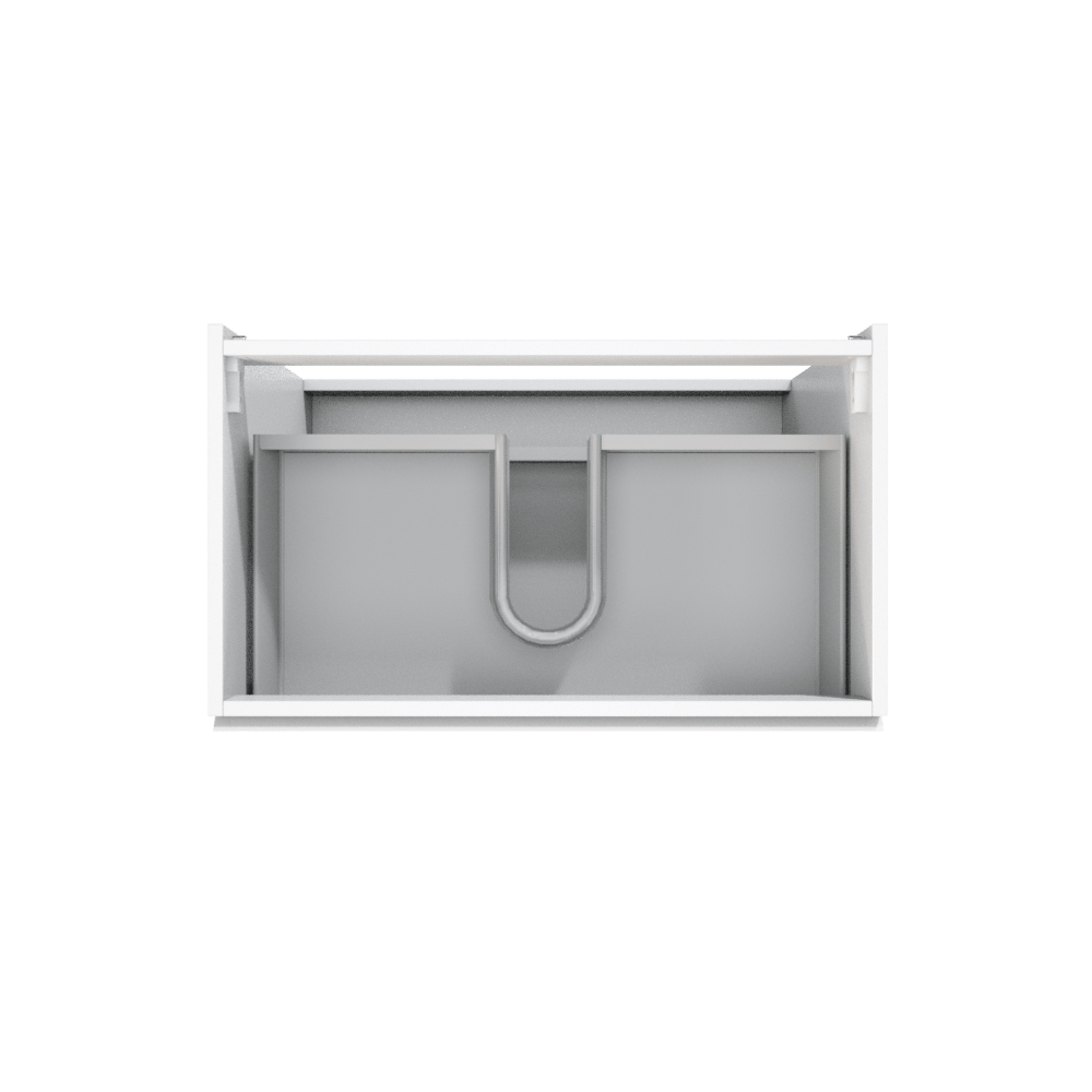 Storke Delta cabinet 3 dr 80x85x48cm mat white
