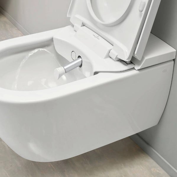 Villeroy & Boch ViClean-I200 Dusch-WC Weiß Glänzend ohne Spülrand