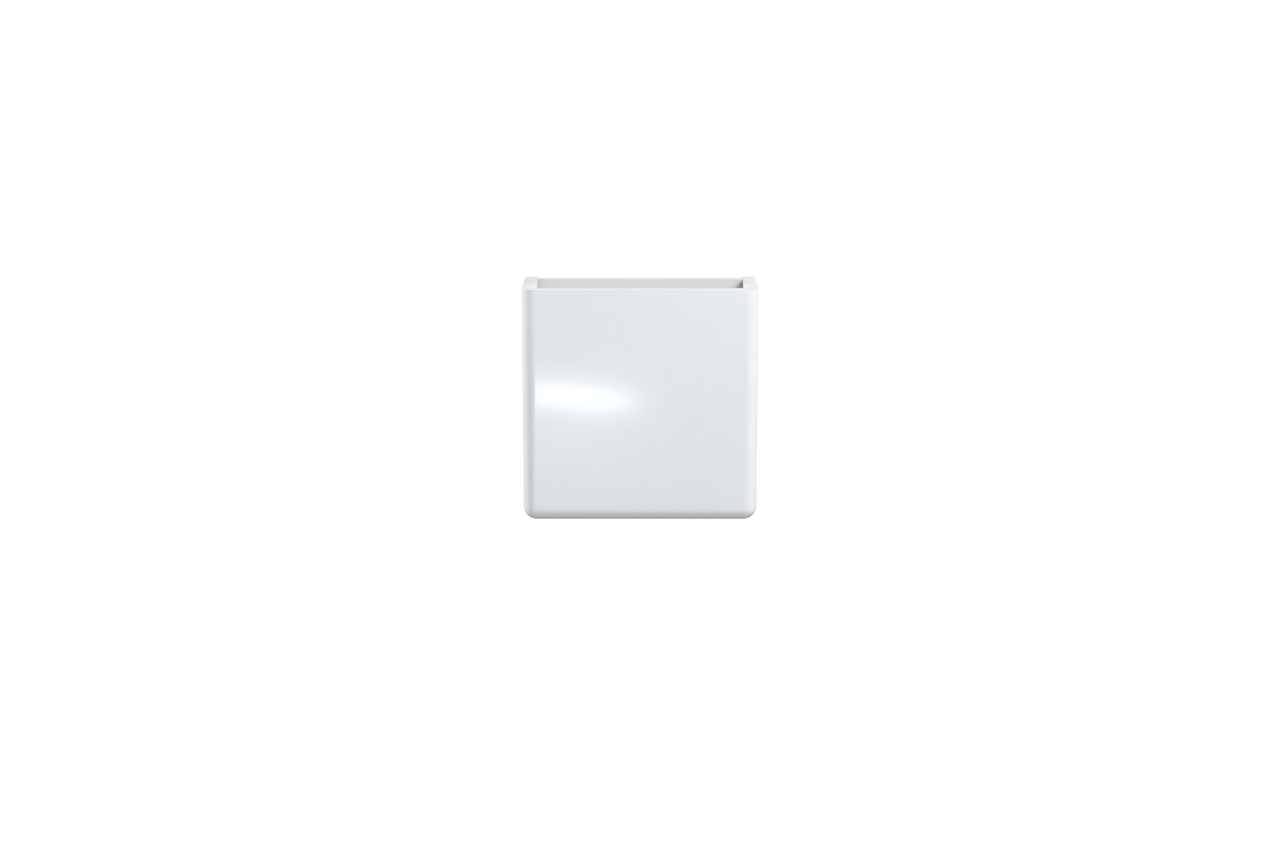 Storke Curvado zwevende fonteinkast 45 x 18 cm hoogglans wit