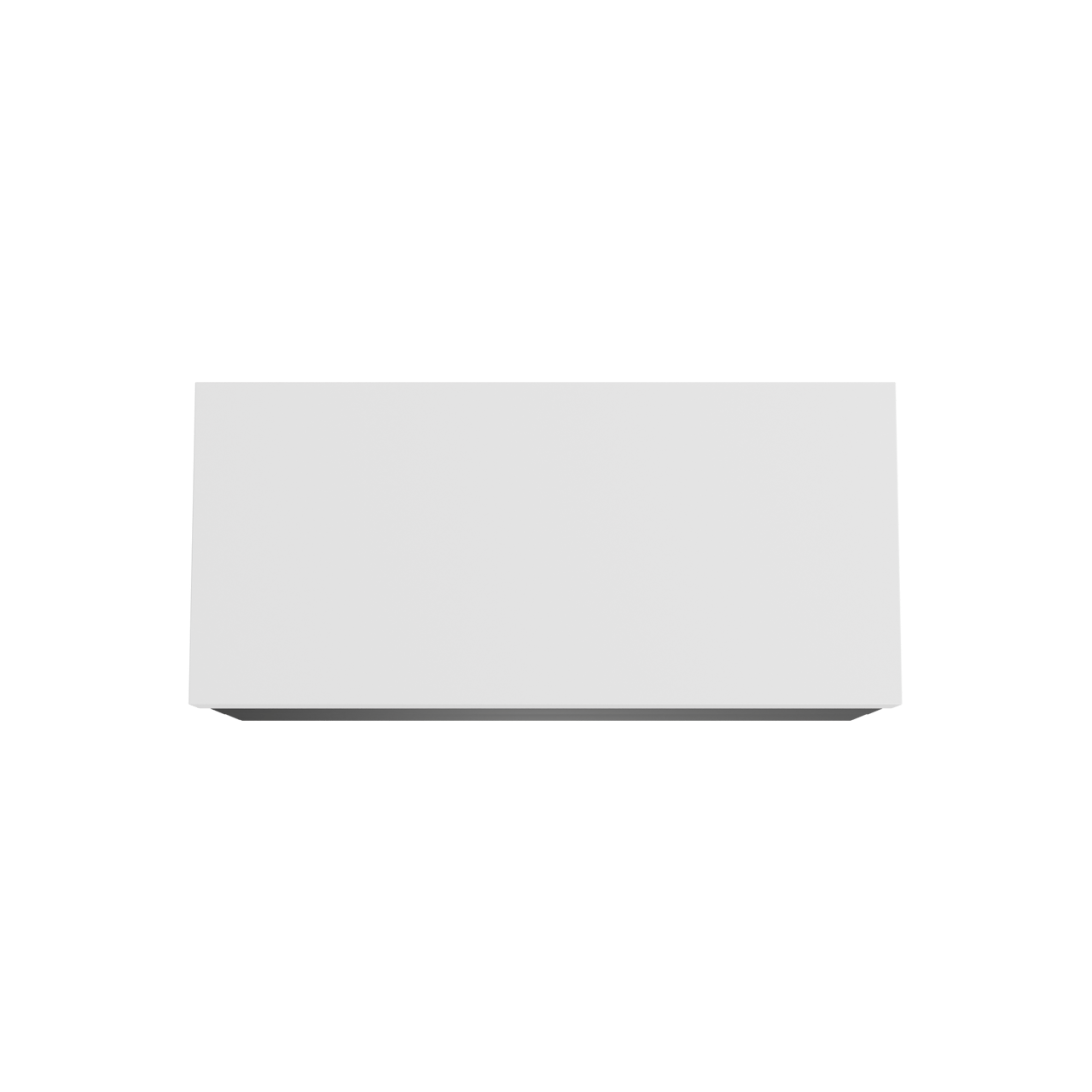 Balmani Mitra meuble salle de bains suspendu 120 x 55 cm noir mat avec Dominus tablette simple ou double en solid surface blanc mat