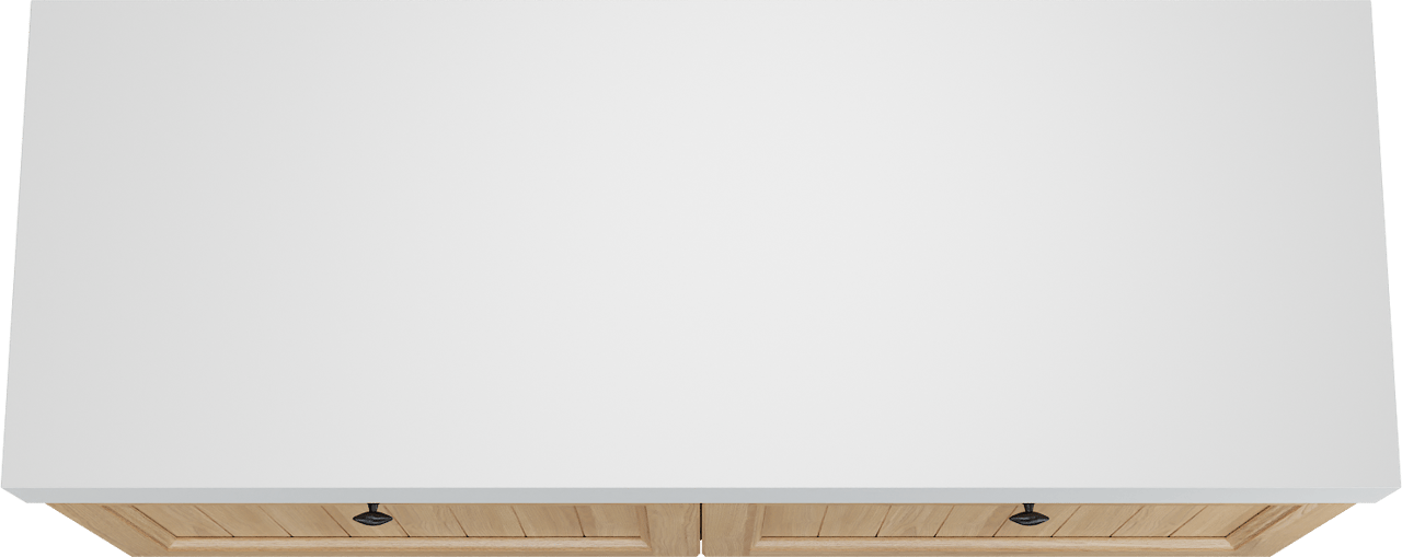 Balmani Lemon zwevend badkamermeubel 150 x 55 cm, fineer natuur eik met Dominus enkel of dubbel tablet in mat wit