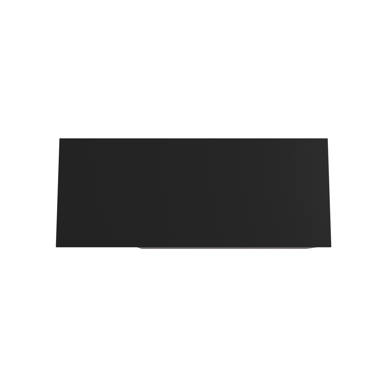 Storke Edge meuble salle de bains suspendu 130 x 52 cm noyer avec Panton tablette simple ou double en mdf enduit de poudre noir mat