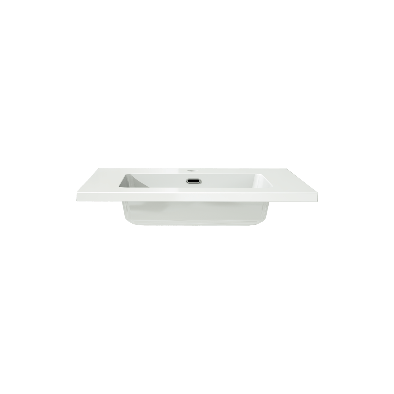 Storke Diva vasque simple marbre composite brillant 60 x 46 cm