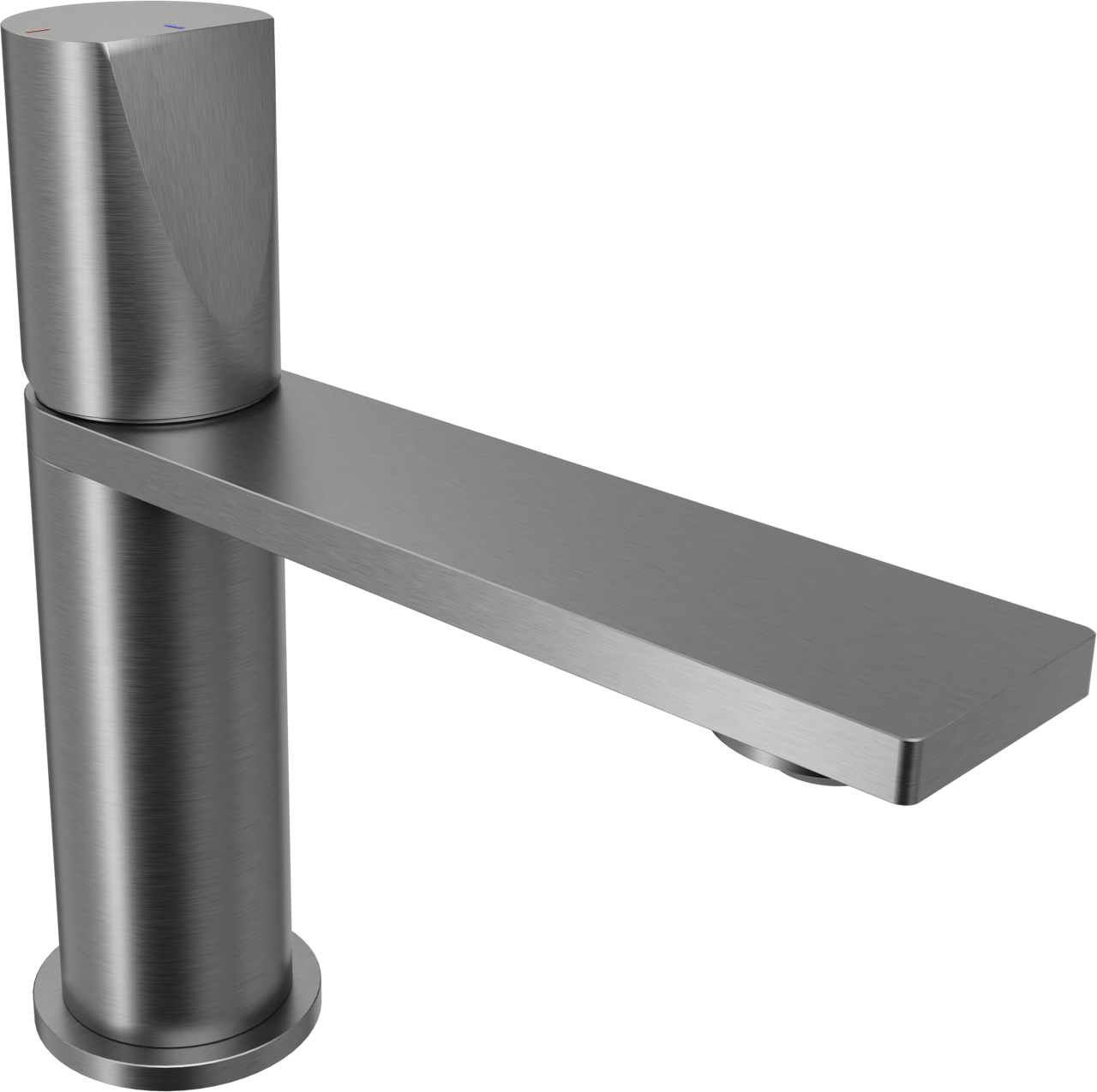Blaufoss Eris EcoStart robinet de lavabo standard Brushed Gunmetal