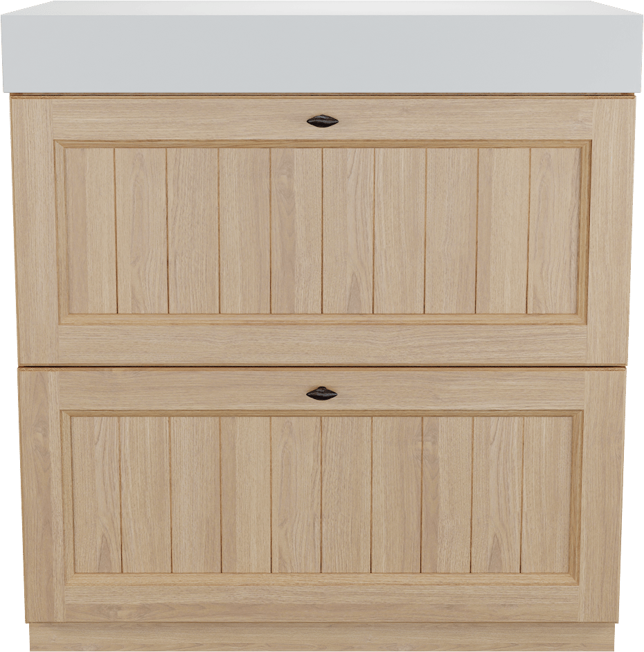 Balmani Lemon meuble salle de bains à poser 90 x 55 cm, placage chêne naturel avec Dominus tablette simple en blanc mat
