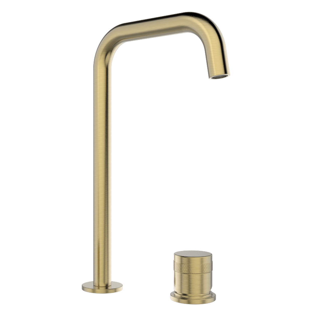 Blaufoss Pavilion Flat robinet de lavabo réhaussé Brushed Gold