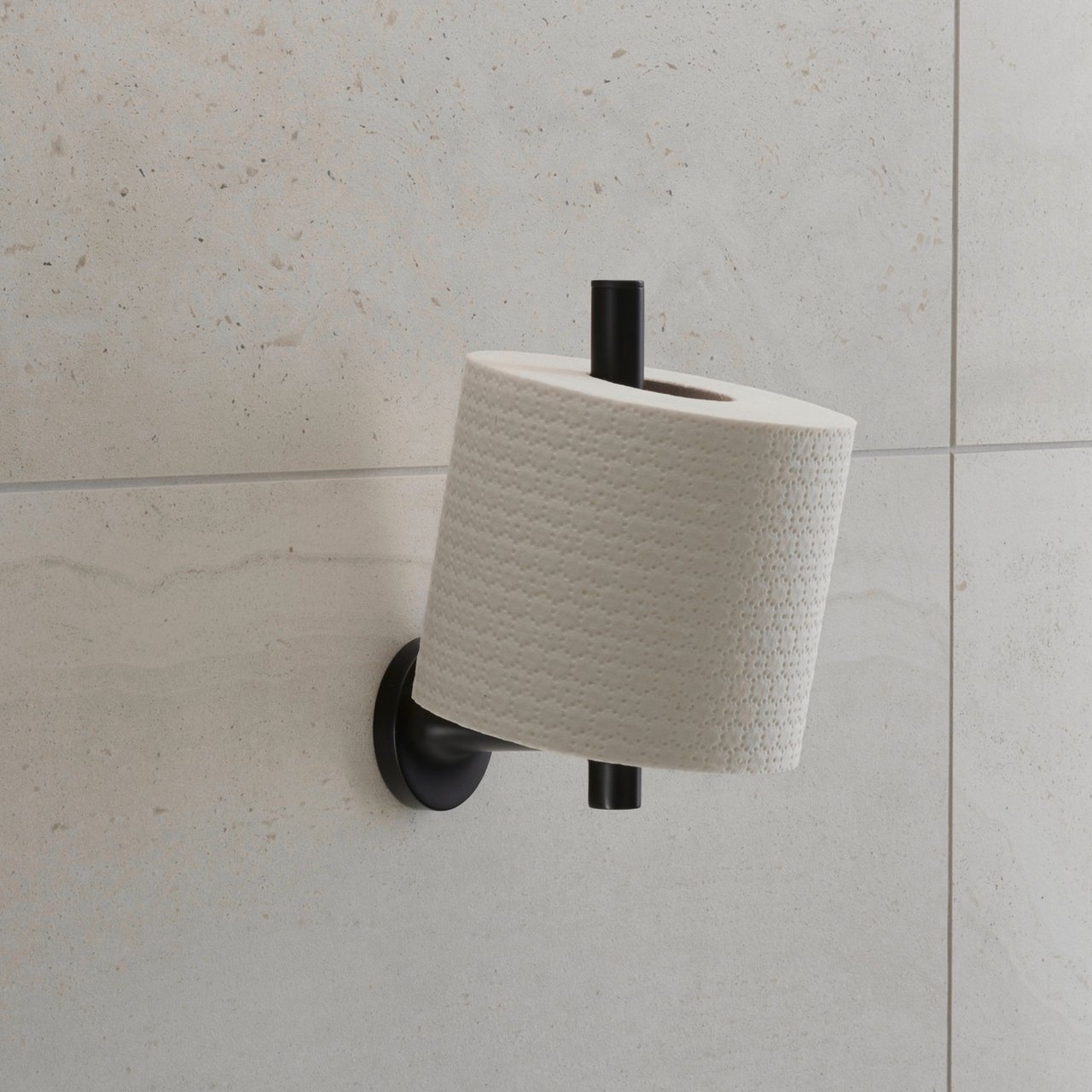 Duravit Starck T porte-rouleau de papier toilette noir mat