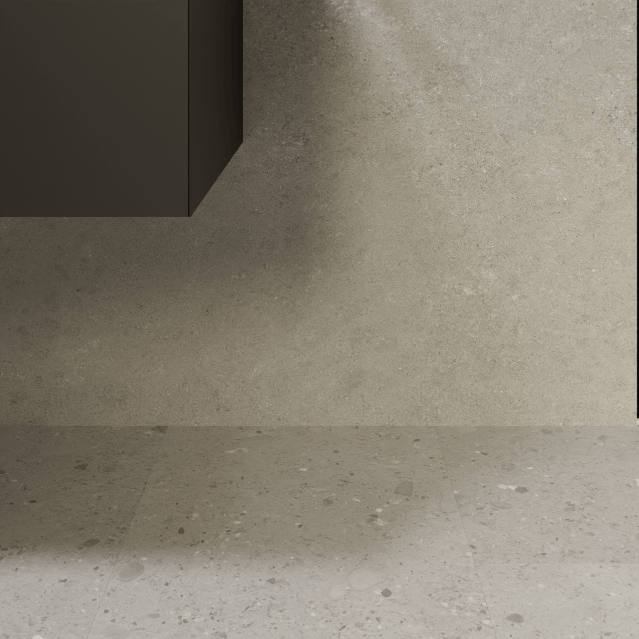 Florris Stockholm SPC Wandpaneele, 2 Stück, 120x260cm, Cliff Grey
