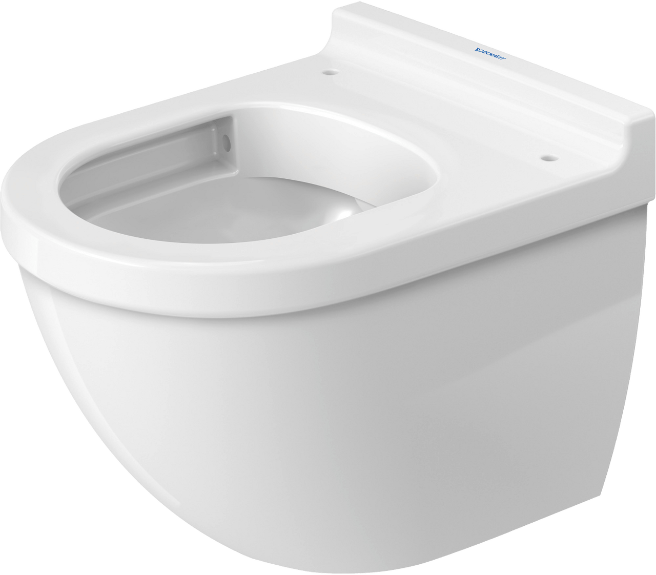 Duravit Starck 3 hangtoilet glanzend wit randloos compact