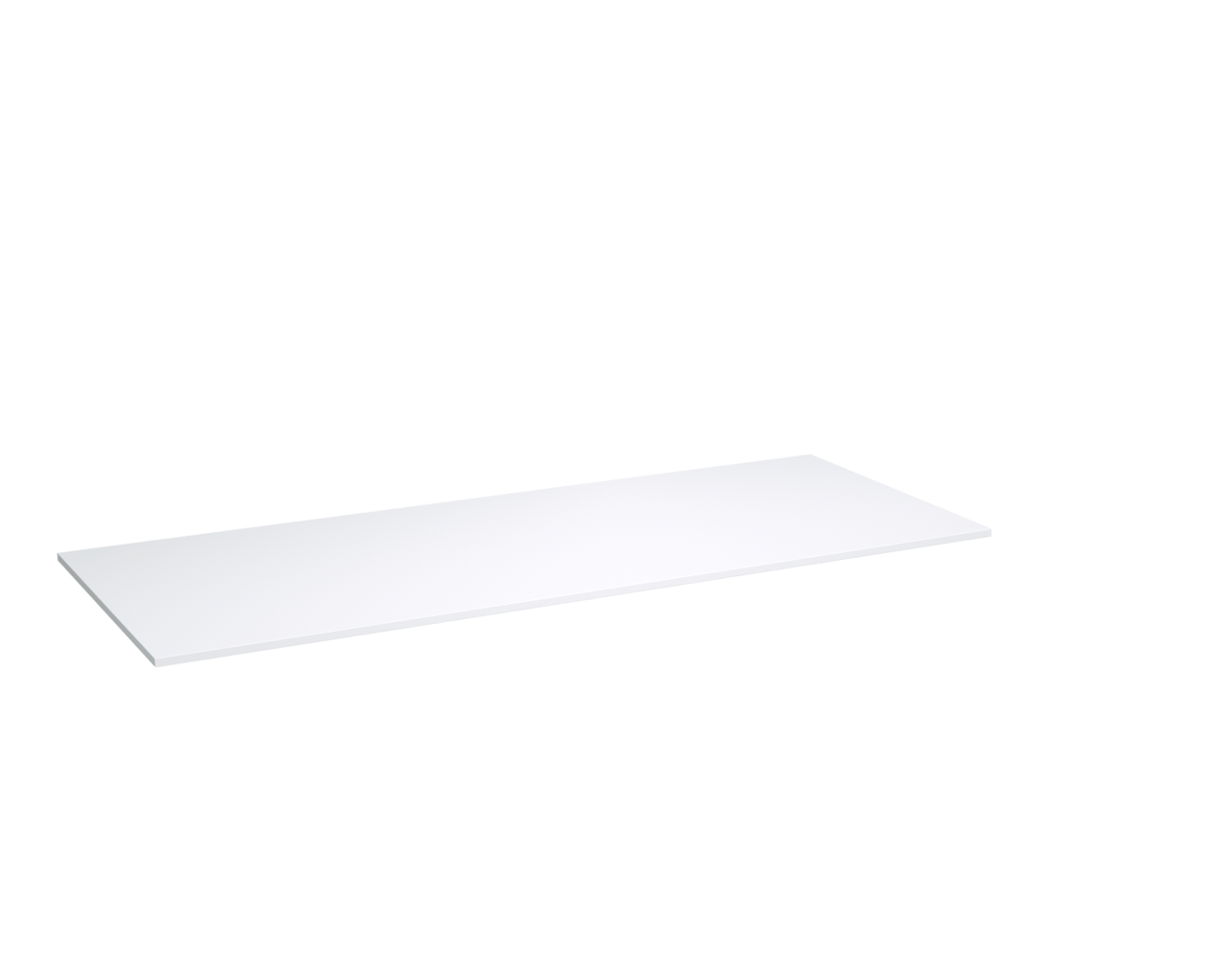 Storke Tavola tablette simple ou double Solid Surface mat 130 x 52 cm