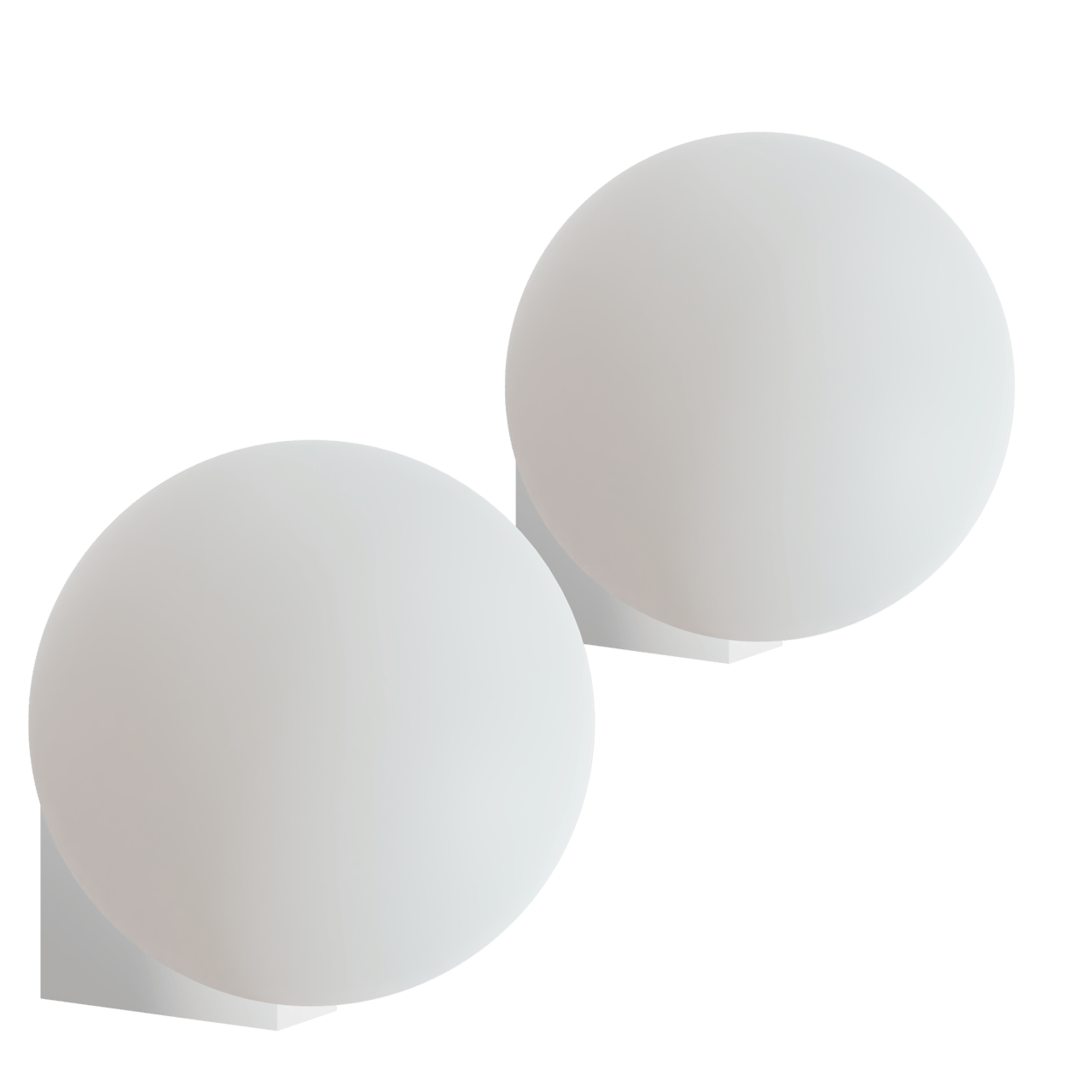 Balmani Boho LED luminaire 16 cm blanc (lot de 2)