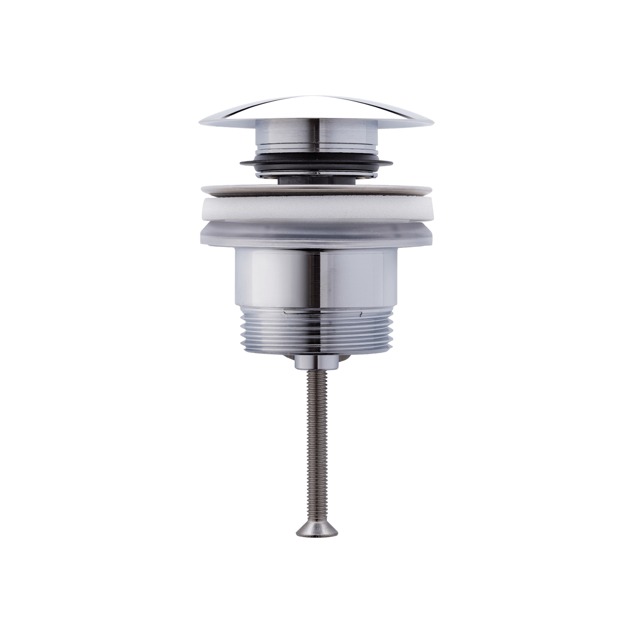 Duravit Push-open Ablaufventil Chrom glänzend