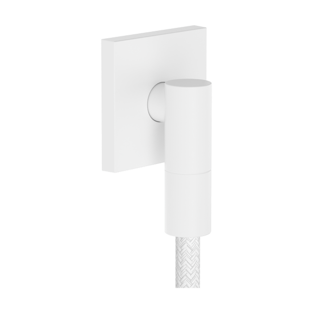 Hansgrohe FixFit Fine E doucheslangaansluiting 1/2" Mat wit