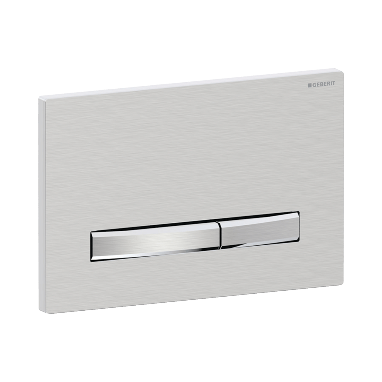 Sigma50 hoekig bedieningspaneel Brushed Chrome voor Sigma UP320 of UP720 inbouwreservoir