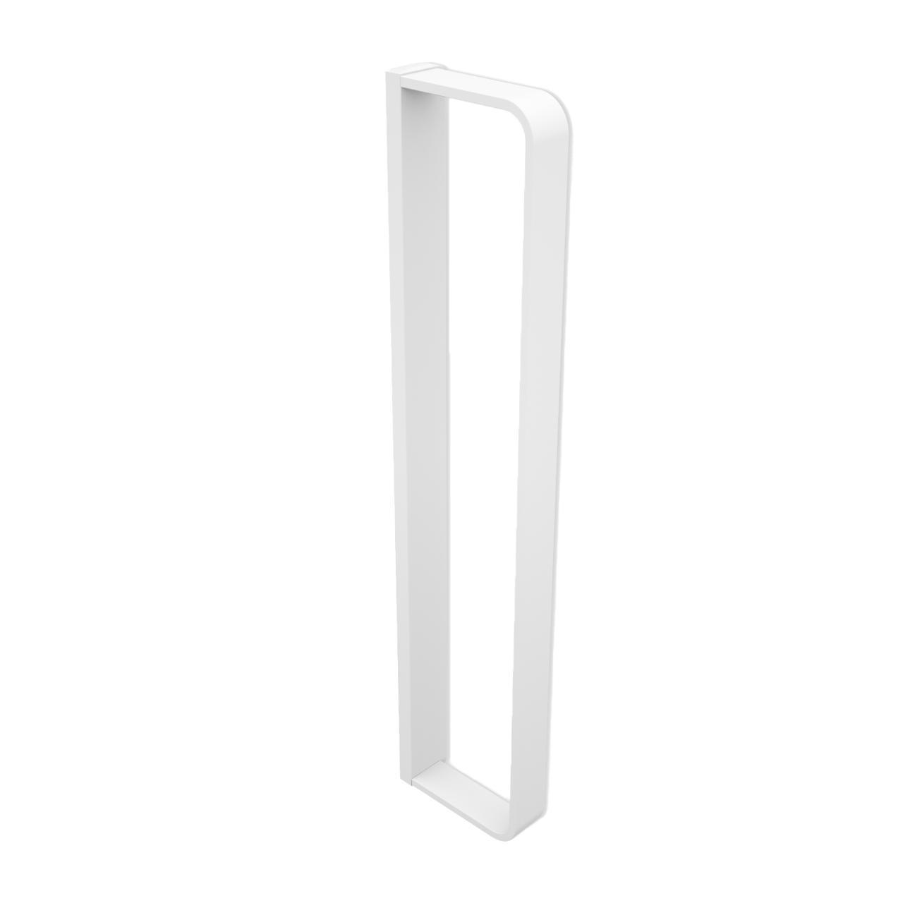 Blaufoss Patio porte-serviette vertical blanc mat 40 cm