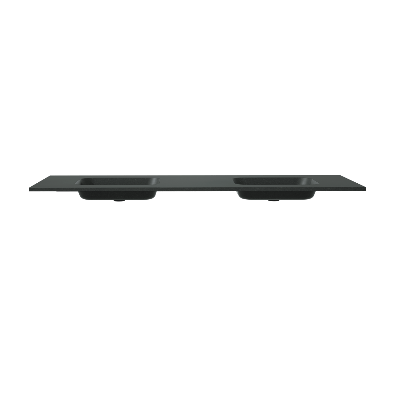 Balmani Tablo Arcato dubbele wastafel verzoete graniet 180 x 55 cm