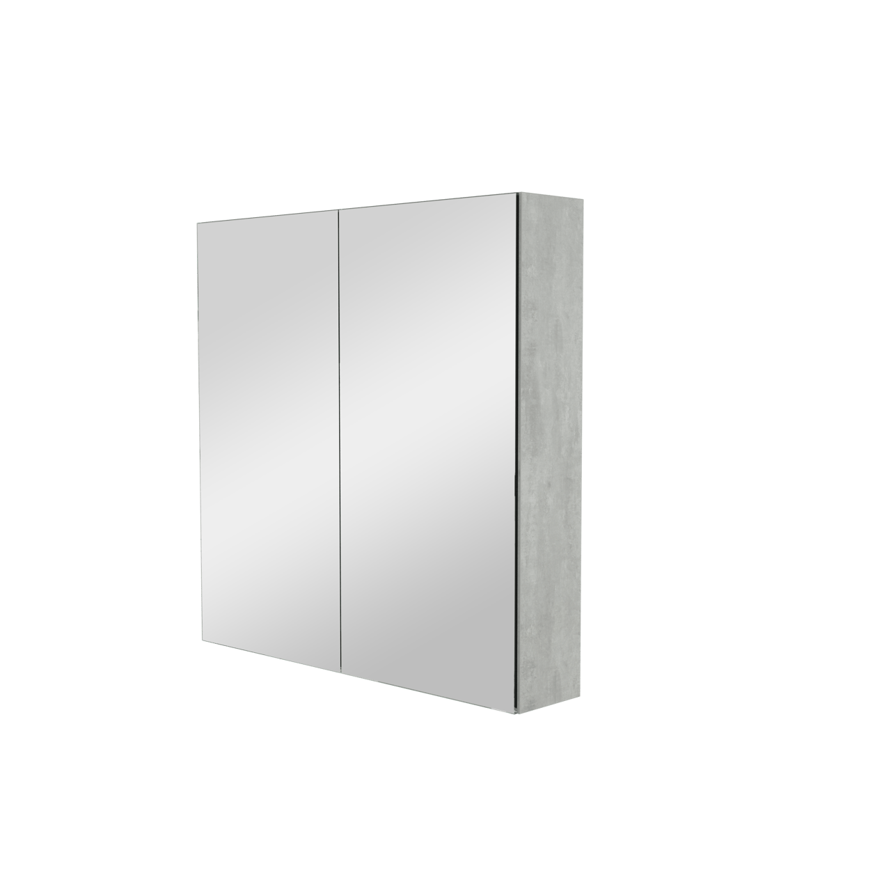 Storke Reflecta spiegelkast 75 x 75 cm beton donkergrijs