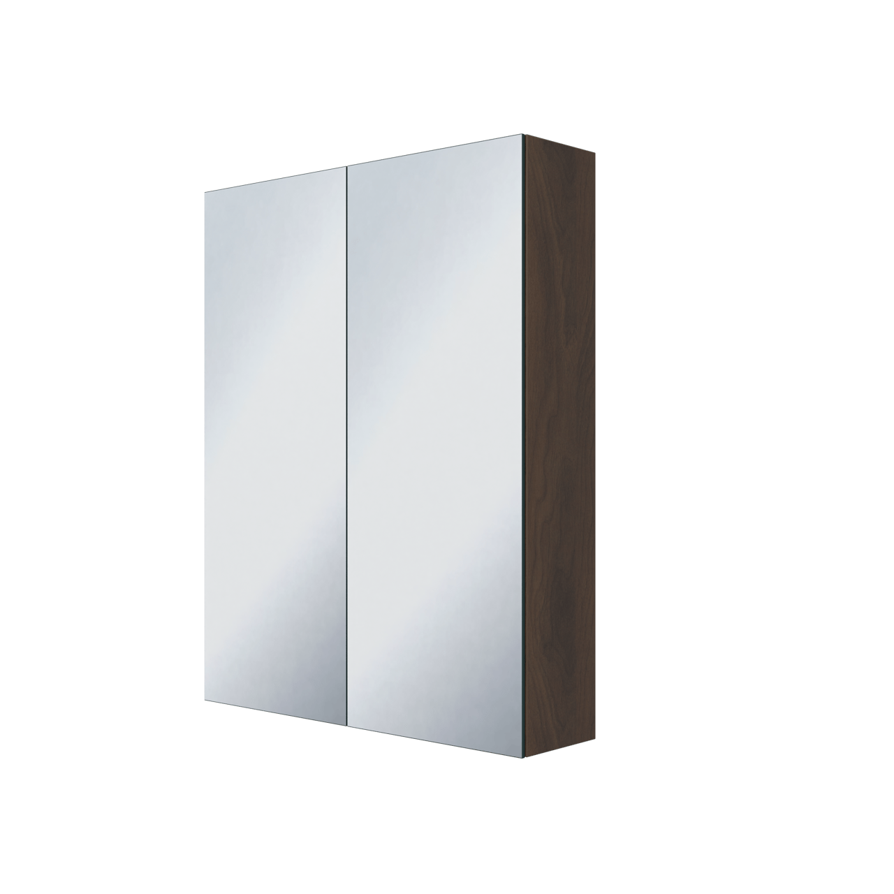Storke Reflecta Spiegelschrank Bad: 60 x 75 cm, Nussbaum