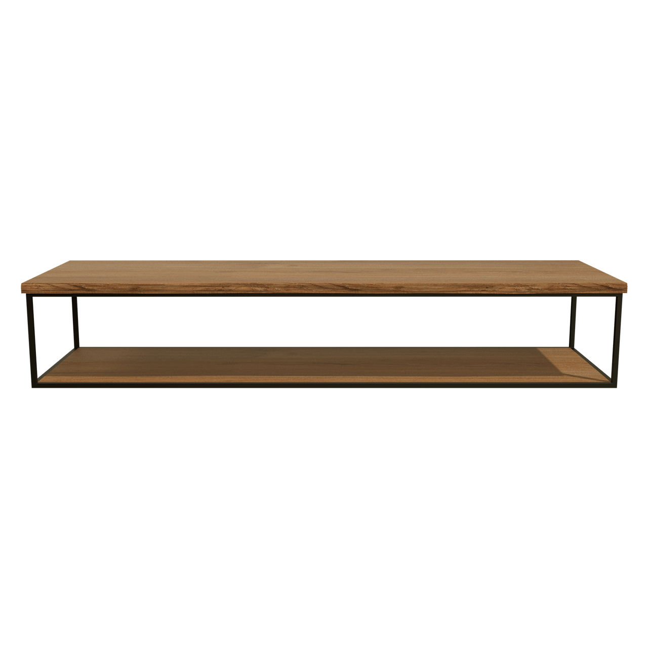 Balmani Life Edge tablette simple ou double teck massive avec frame noir 180 x 50 cm