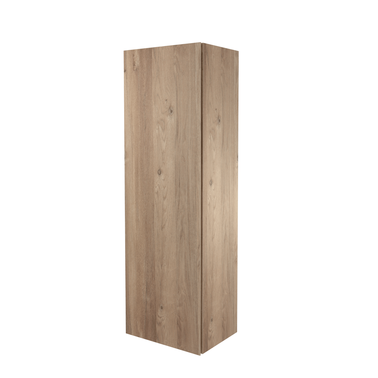 Storke Edge Badhochschrank: Hängend, Eiche rustikal, 40 x 30 x 125 cm