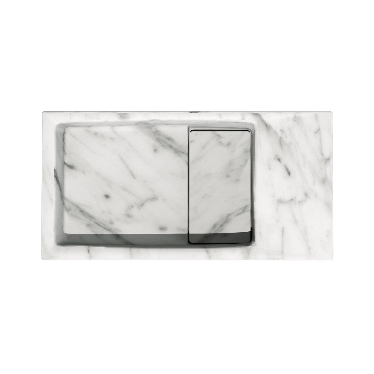 Balmani Mood lave-mains 36 x 18 cm Marbre Carrara