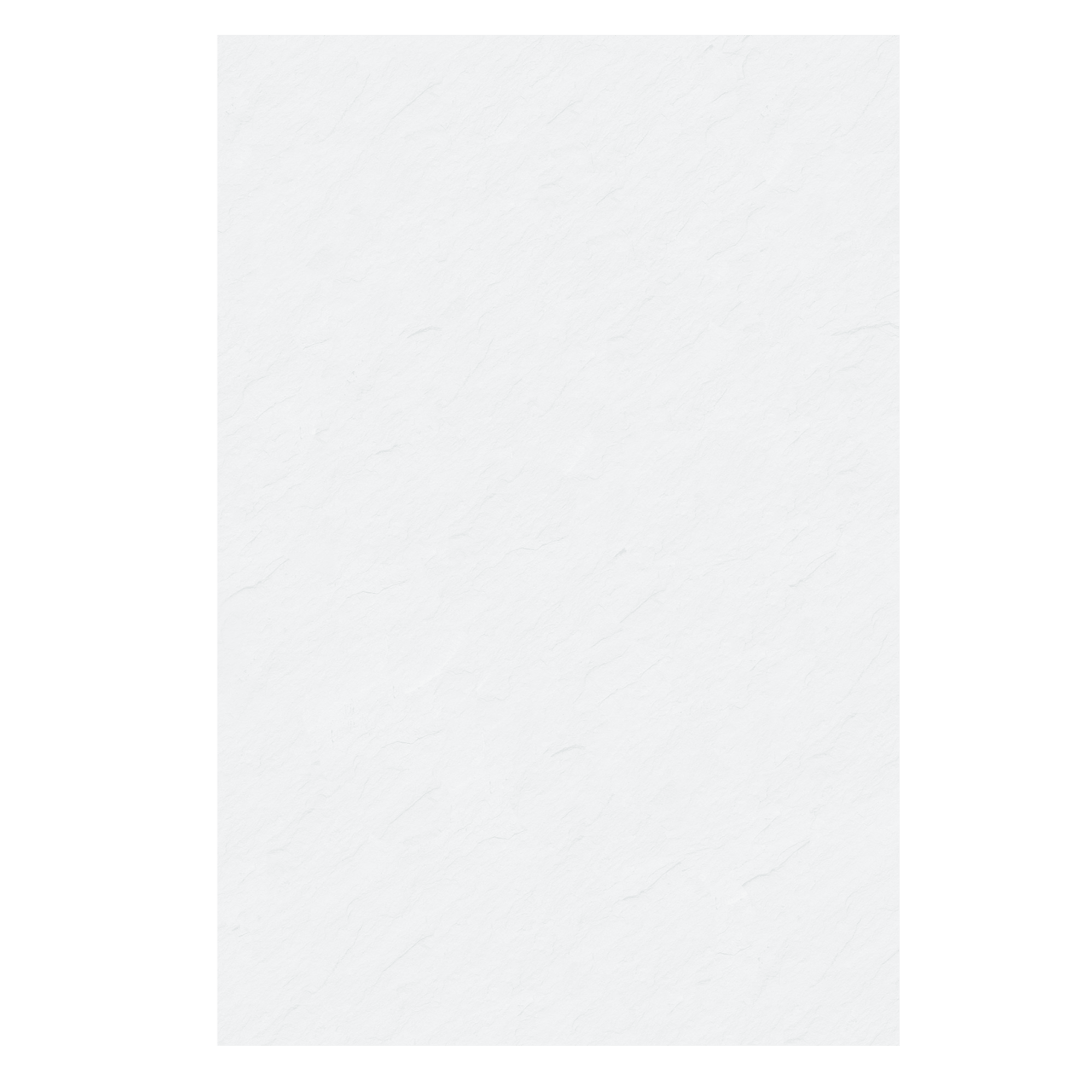 Balmani Zeno panneau mural de douche 140 x 220 cm marbre composite blanc mat texture ardoise