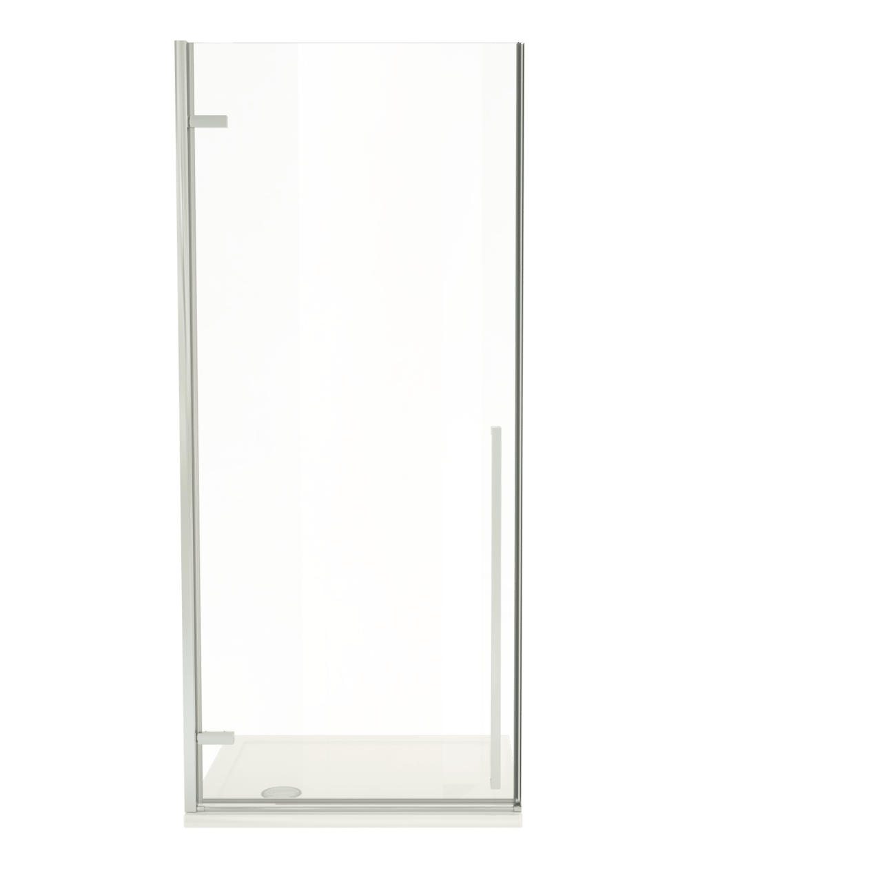 Luca Varess Stilus linkse douche draaideur 90 x 200 cm helder glas glans chroom profiel