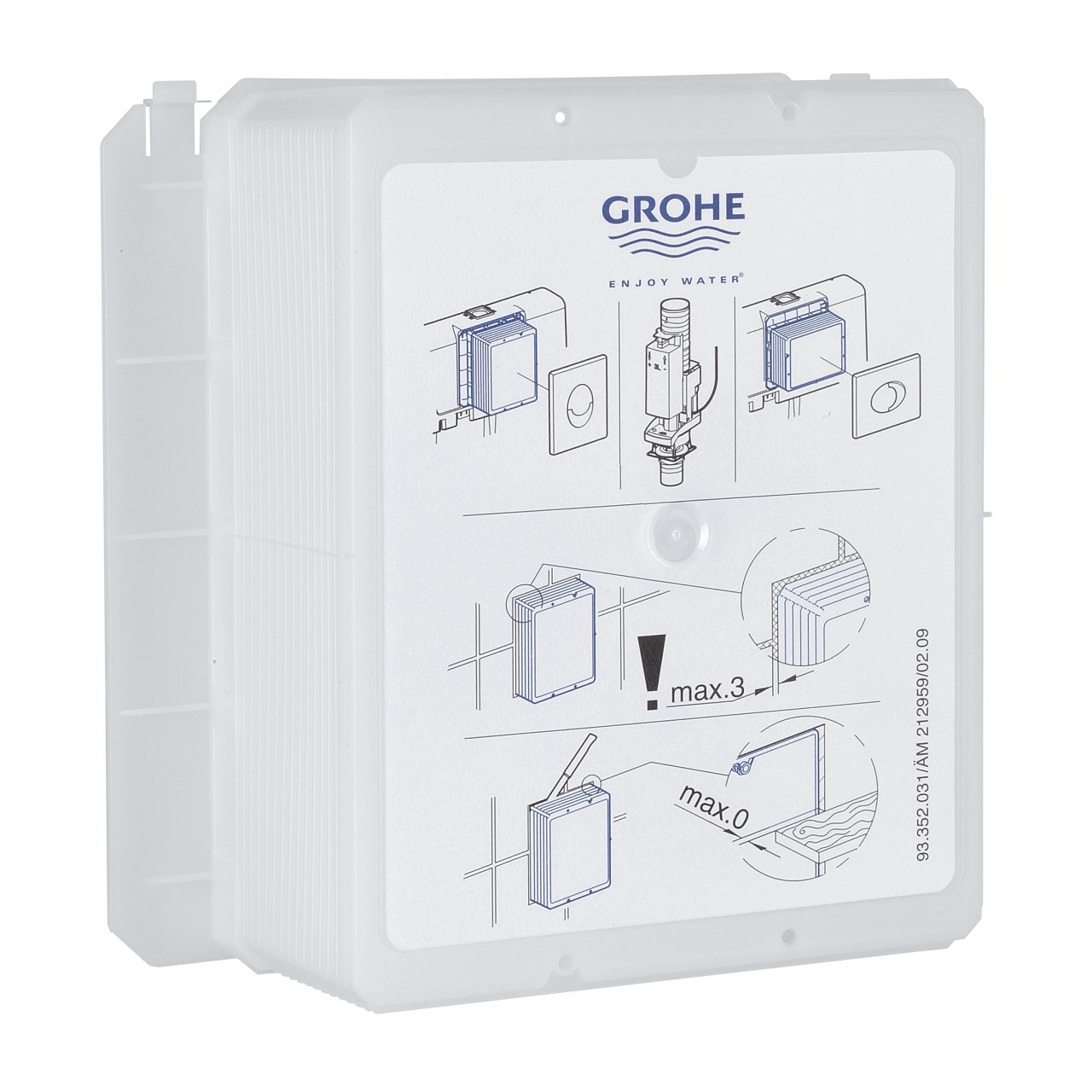 Grohe Regard d'inspection SLX: pour plaque de commande SL avec élémént Rapid SLX