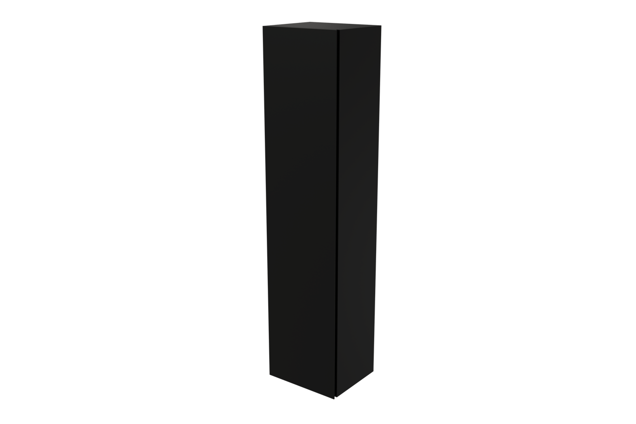 Storke Edge Modulo colonne salle de bains suspendue noir mat 35 x 25 x 150 cm